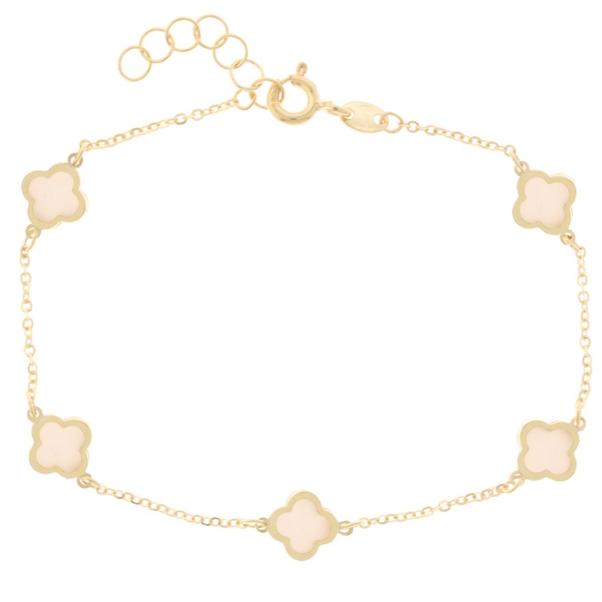 ΒΡΑΧΙΟΛΙ SENZIO Collection Κ9 Κίτρινο Χρυσό με Φίλντισι 3STR.381B - 